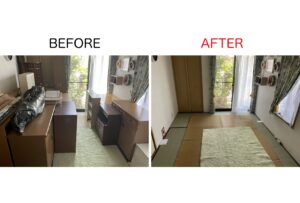 神戸市北区小倉台の不用品回収事例