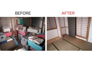 芦屋市宮川町の遺品整理事例