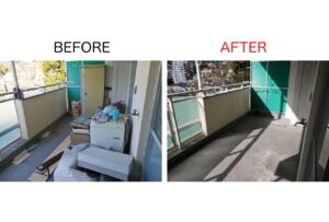 長田区房王寺町の遺品整理事例