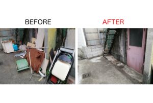 明石市朝霧南町の遺品整理事例